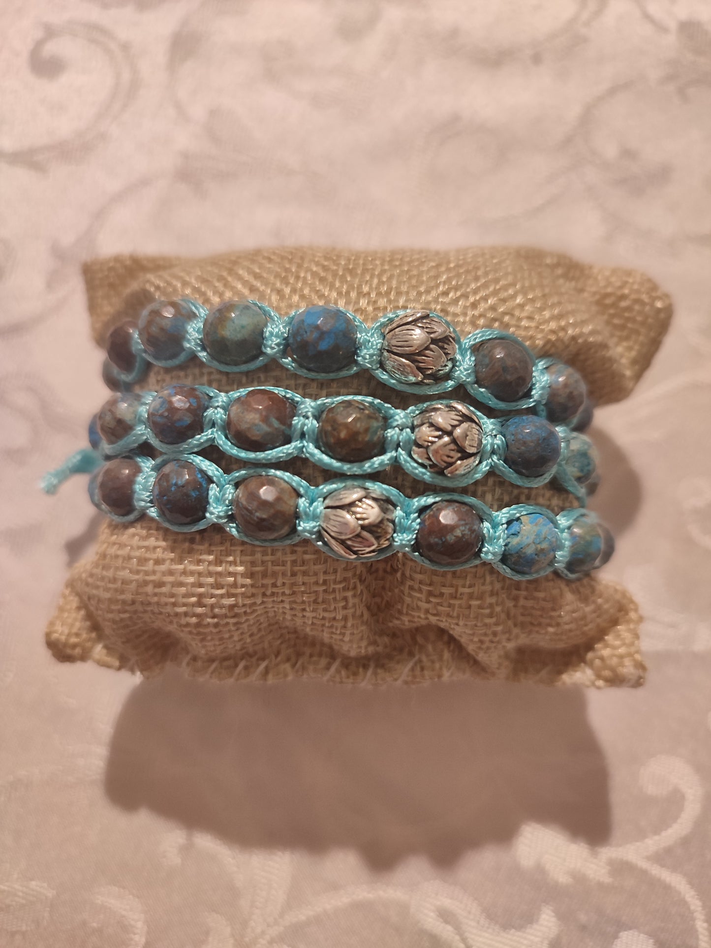 BRACCIALE TIBETANO DIASPRO IMPERIALE